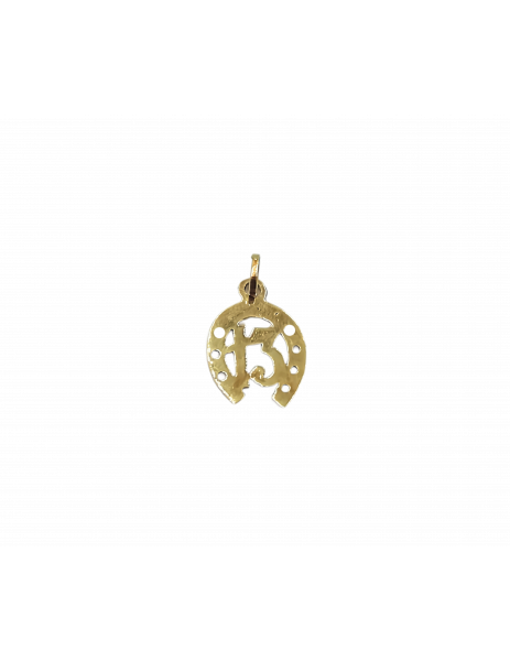 18K Gold "Horseshoe 13"...