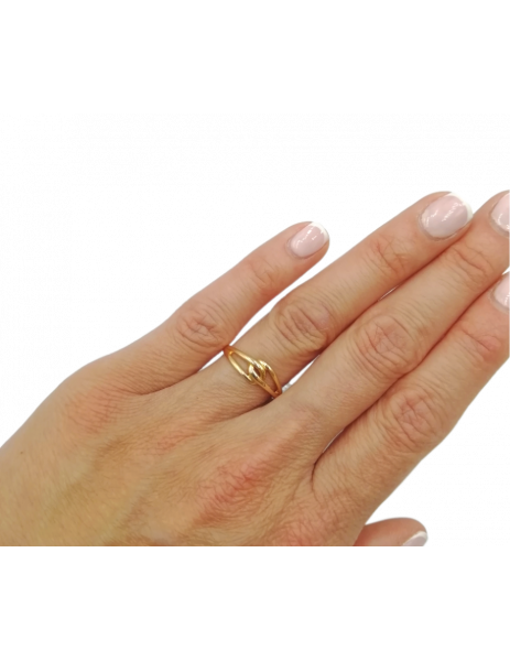 anillo oro liso 2