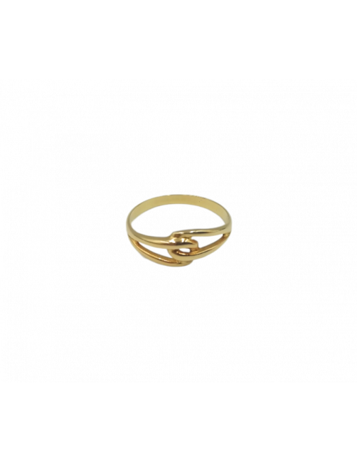 anillo oro sencillo