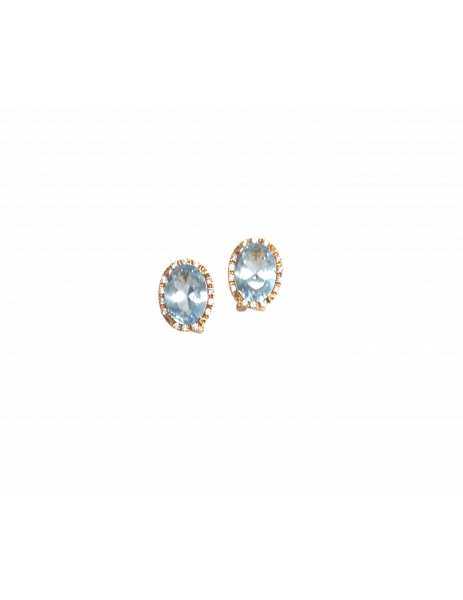"Aquamarine" Earrings in...
