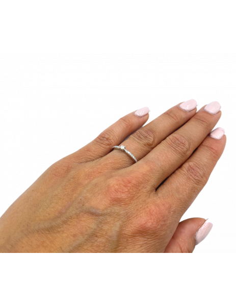 "Anna" 18K White Gold and... 2