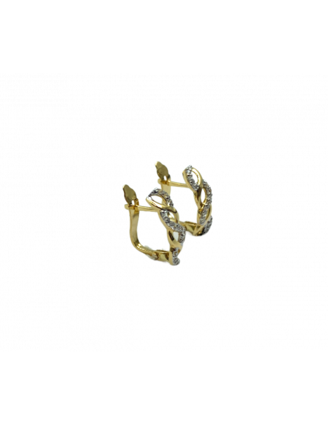 pendientes oro blanco 2