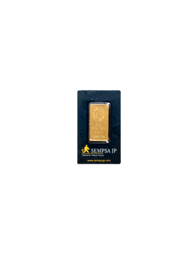 Lingote de Oro 500 gramos de Sempsa