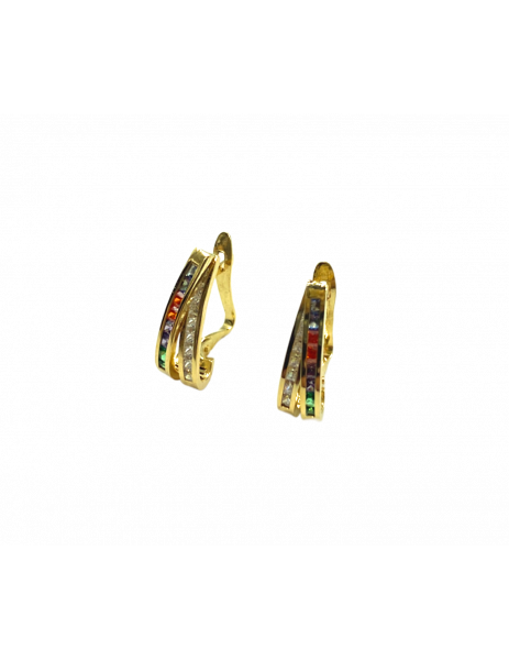 18K Gold "Friday" Earring... 2