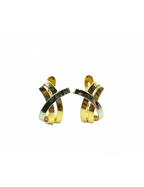 pendientes modernos oro