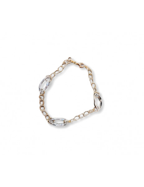 18K Gold combined link...