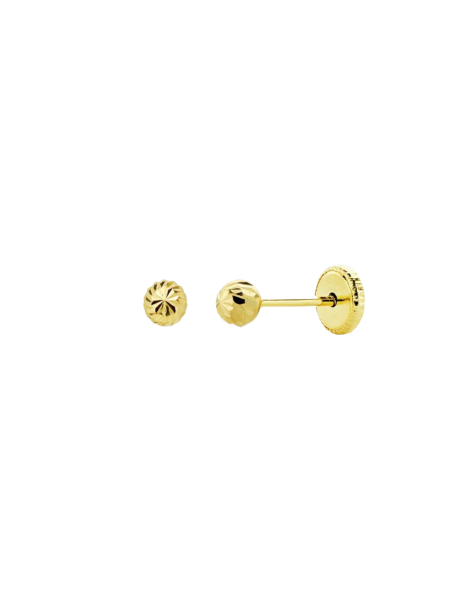Baby Ball Earring in 18K Gold