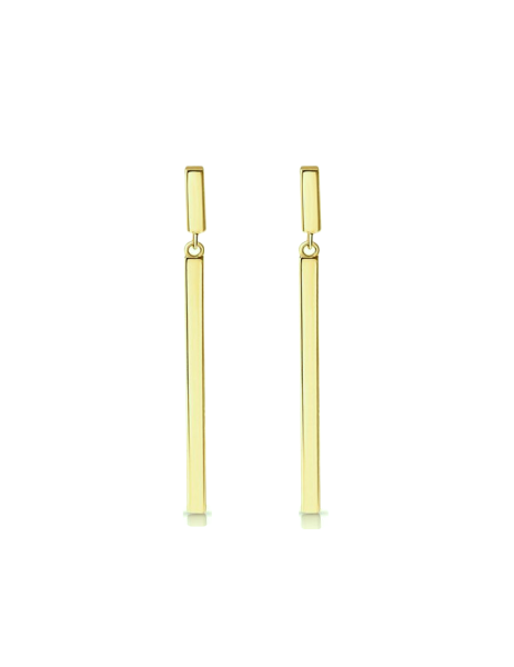 Pendientes largos Oro 18K