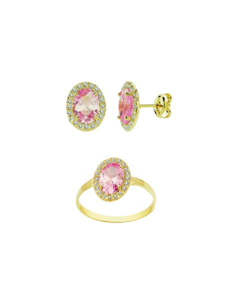 Pendientes "Clara" Rosa de... 2