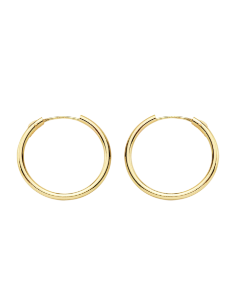 Aros "Criolla" redondo Oro 18K