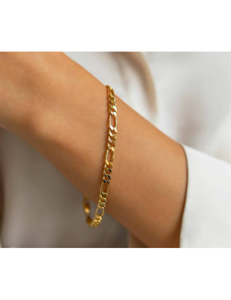 Pulsera Diseño Fígaro Oro 18K 2
