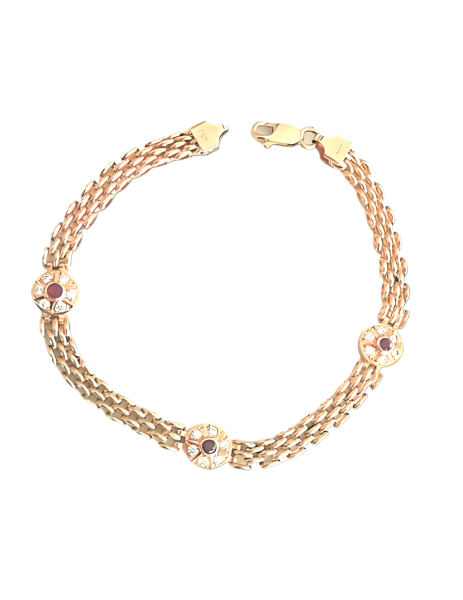 Bracelet "Panther Garnet"...