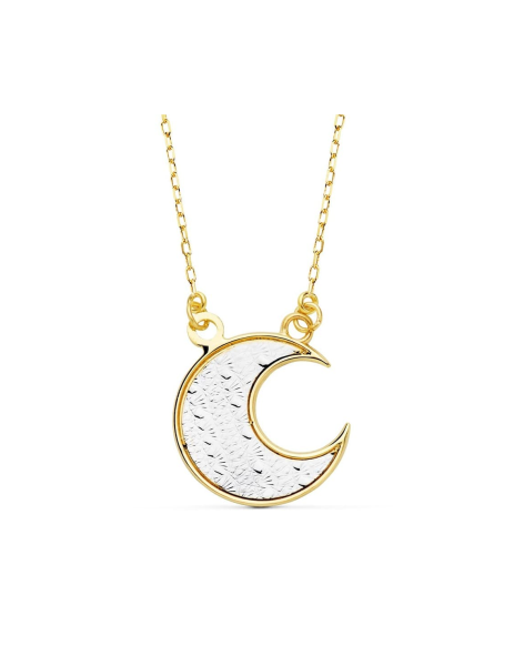 Necklace "Luna" in white...