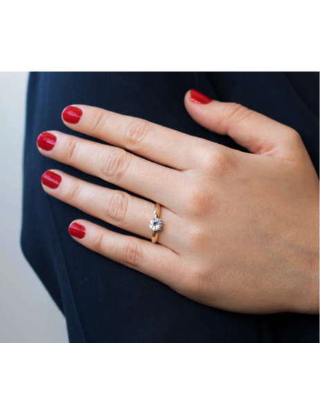 Sortija "Sevda" Oro 18K 2