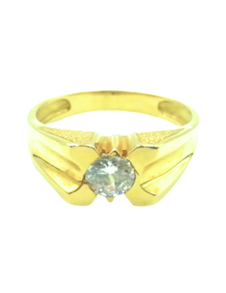 "Petro" 18K Gold solitaire...