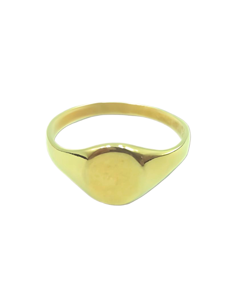 18K Gold Seal "Circle"