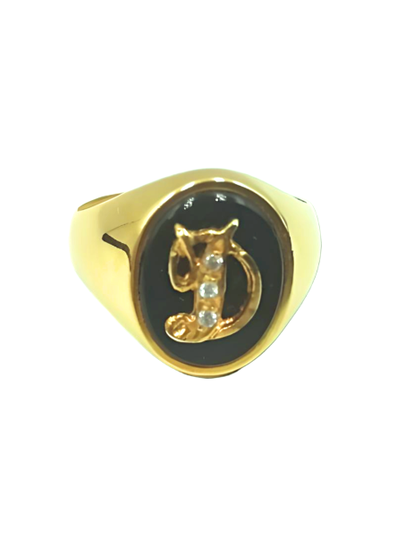 Ring "Incial Letter D" 18K...