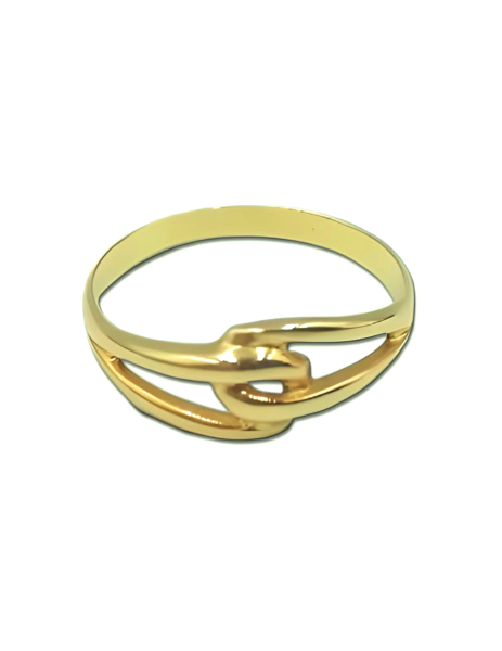 anillo oro liso