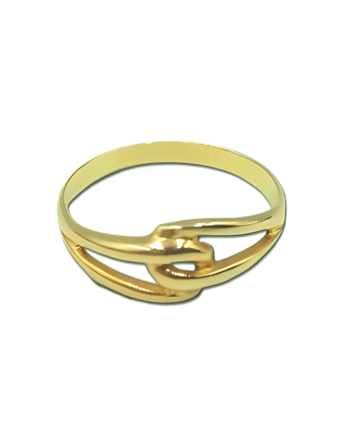 anillo oro liso
