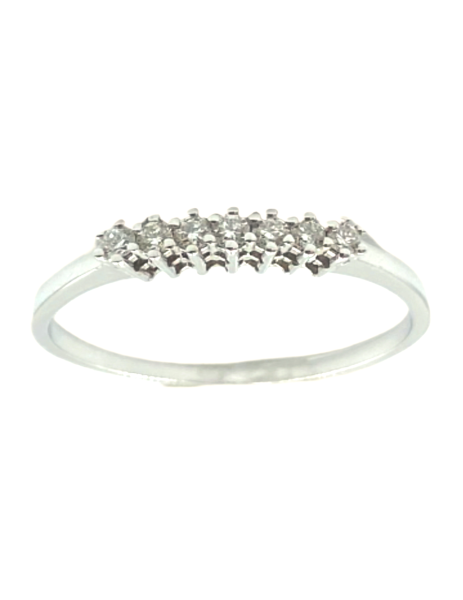 Ring "Elise" White Gold 18K...