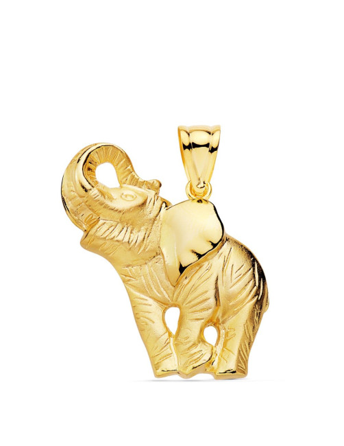 Colgante elefante oro estepona