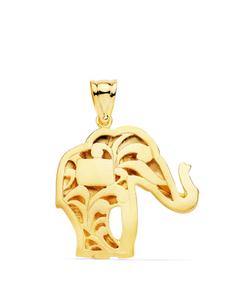 colgante de oro marbella elefante 2