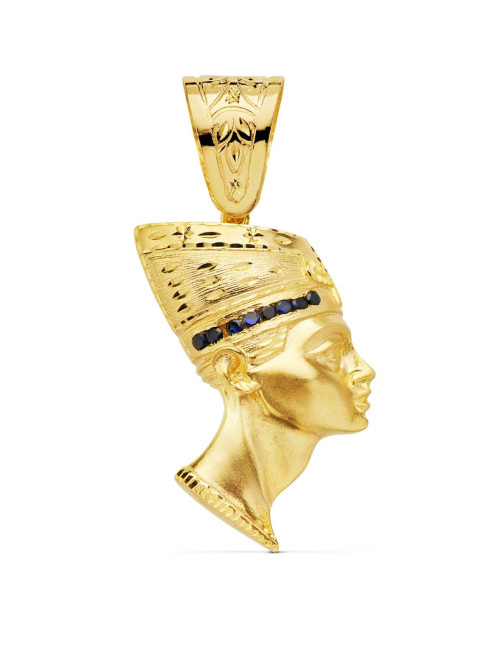 Nefertiti colgante oro