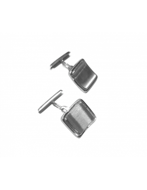 Cufflinks in 18K White Gold