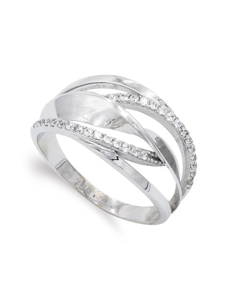 sortija oro blanco diseño marbella