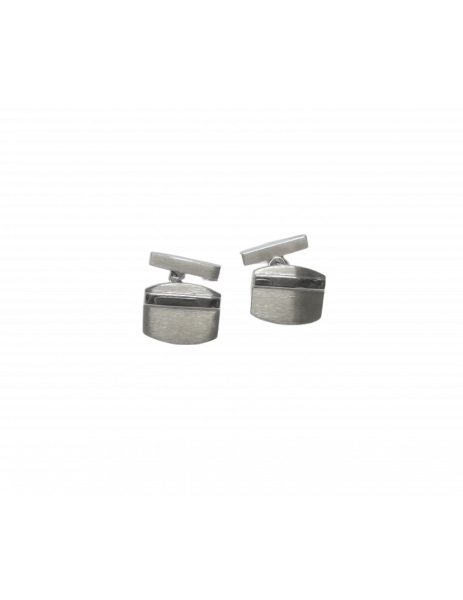 Cufflinks in 18K White Gold... 2