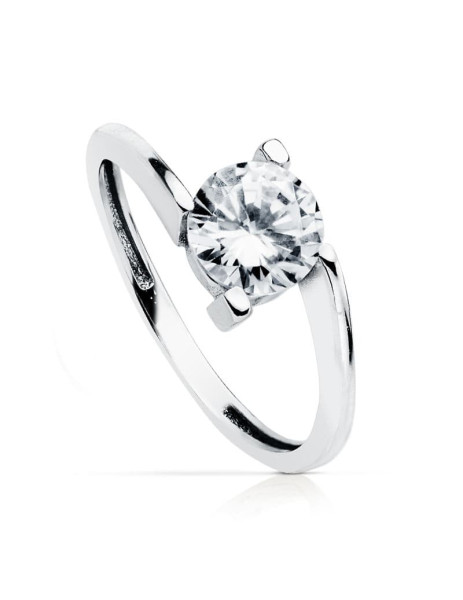 Sortija Solitario en Oro...