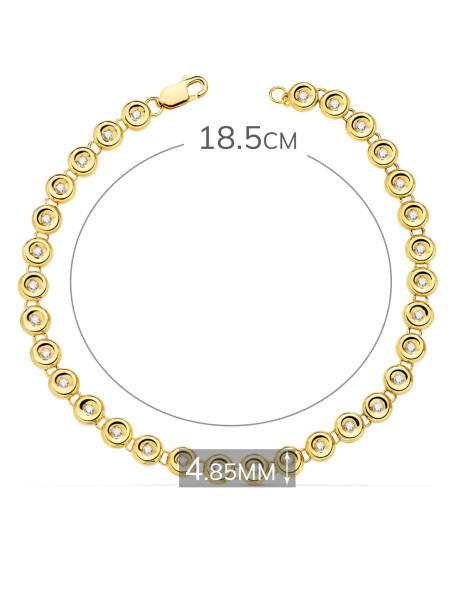 Riviere Bracelet in 18K... 2