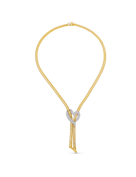 Necklace Heart Gold bicolor 18K
marbella