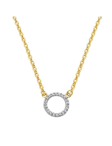 Gargantilla Aro Oro bicolor...