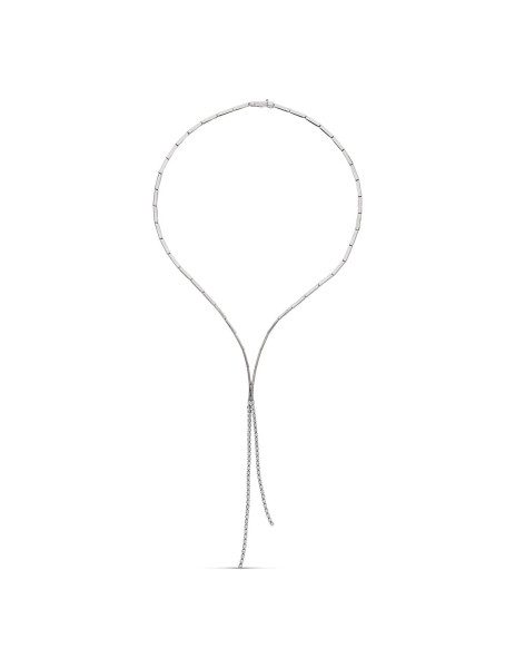 Gargantilla Moon Oro Blanco18K