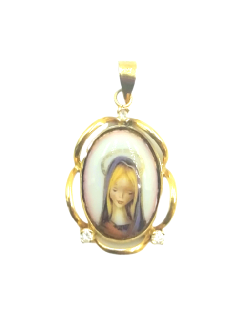 medalla comunion porcelana estepona