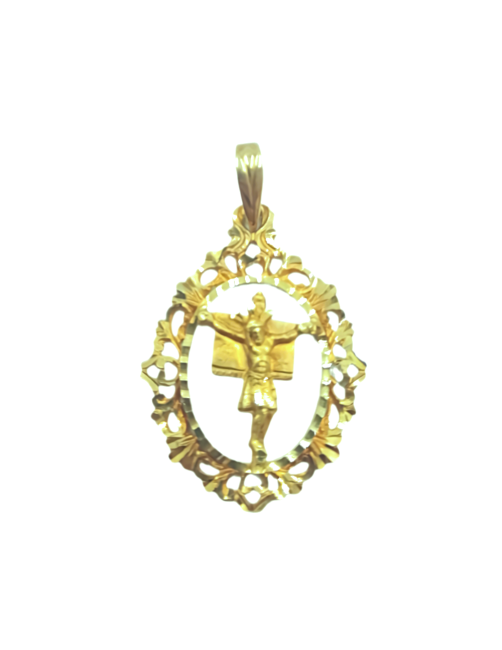cristo oro medalla estepona joyeria