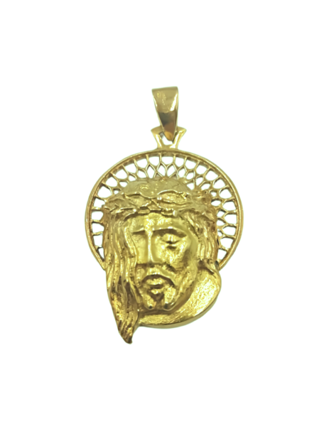 Pendant "Bust Jesus" Gold 18K