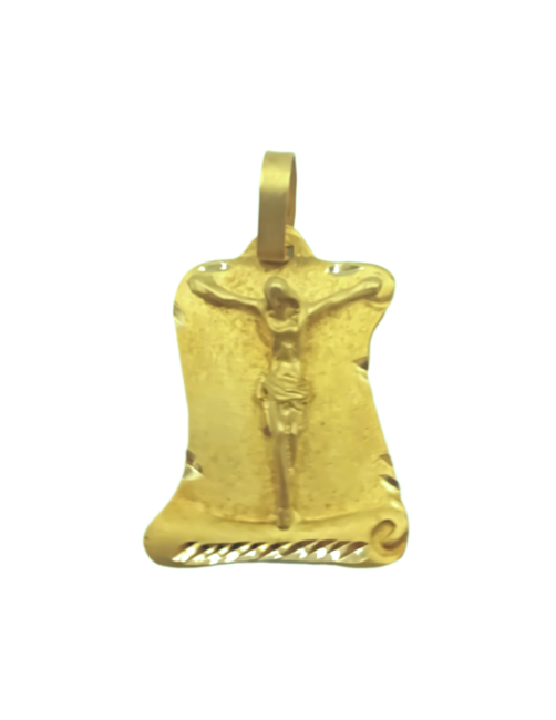 cristo pergamino oro marbella