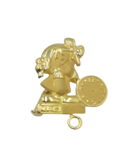 alfiler oro niña estepona