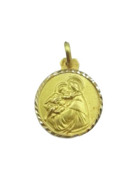 18K Gold "Saint Joseph" Medal