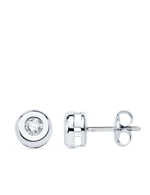 chaton brillante pendiente estepona joyeria