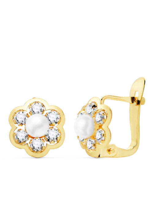 pendientes comunion estepona oro