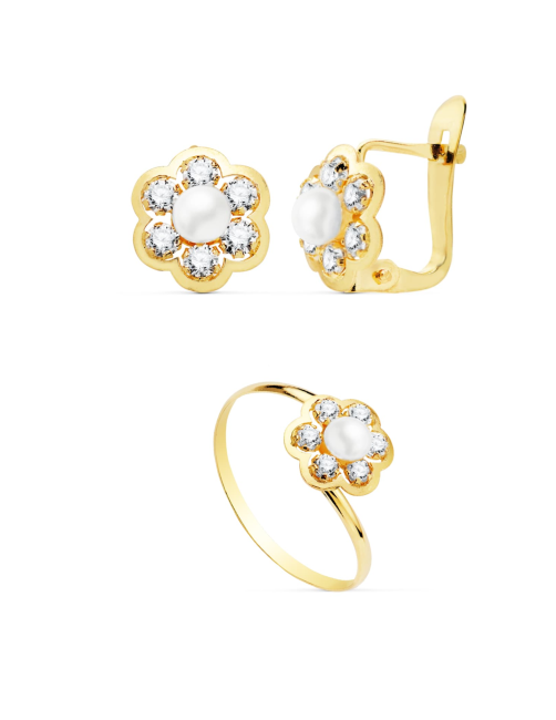 juego de comunion niña oro estepona