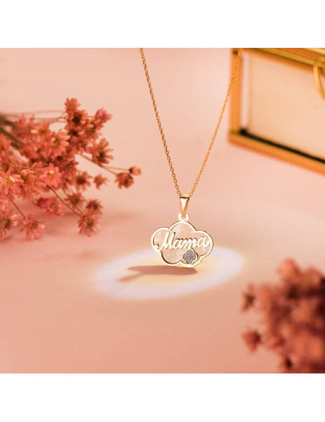 Pendant "Mother of Pearl" in 18K Gold estepona 2
