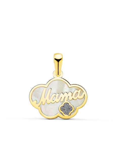 Pendant "Mother of Pearl" in 18K Gold estepona