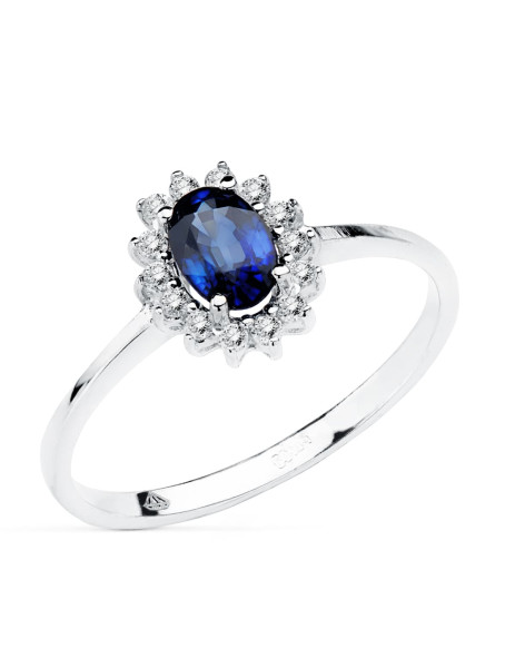 Solitaire "Diana" Sapphire...