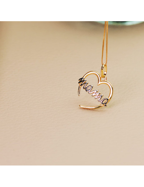 colgante mama oro blanco y amarillo estepona joyería 2