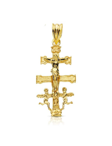 Caravaca Gold Cross 18K