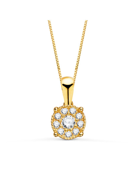 18K gold and diamond choker